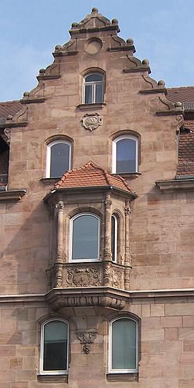 Chörlein in Nürnberg, Färberstraße - Historismus