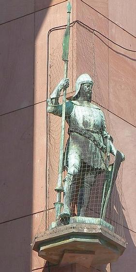 Ritter Hausfigur Königstraße Nürnberg