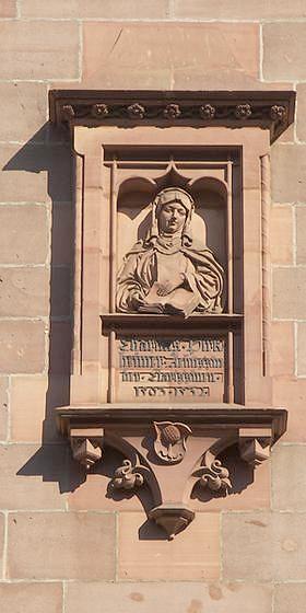 Hauszeichen in der Nürnberger Königstraße