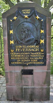 Denkmal für Ludwig Andreas Feuerbach auf dem Rechenberg