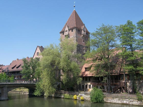 Vordere Pegnitzinsel Schütt in Nürnberg