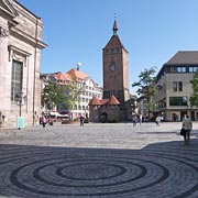 Weißer Turm Ludwigstraße Nürnberg