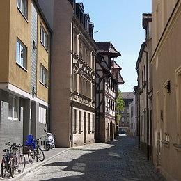 Pfeifergasse in Nürnbergs Altstadt