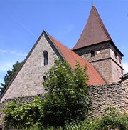 Wehrkirche an der Rednitz in Katzwang/Nürnberg