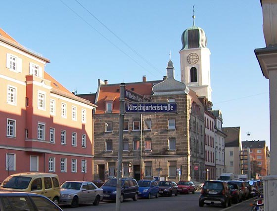 Sandberg - Wohnsiedlung mit einem Hauch von Gartenstadt und expressionistische Details, konventionellem Historismus und Neobarock