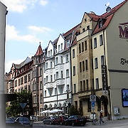 Blick in die Bogenstraße  in  Nürnberg