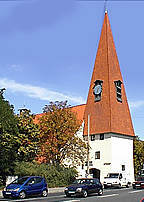 Leyher Kirche an der Sigmundstraße Nürnberg